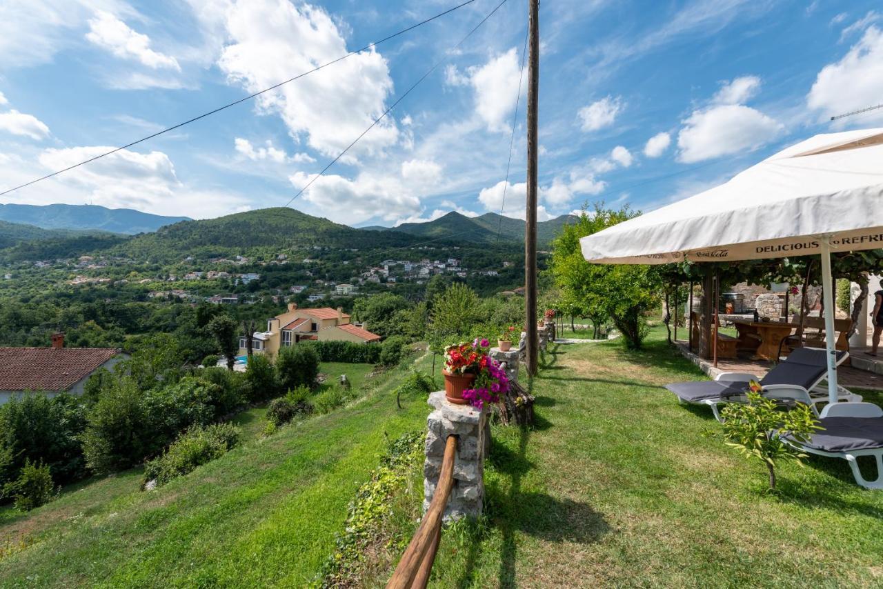 Sea View Apartment With Garden Near Opatija Veprinac Luaran gambar