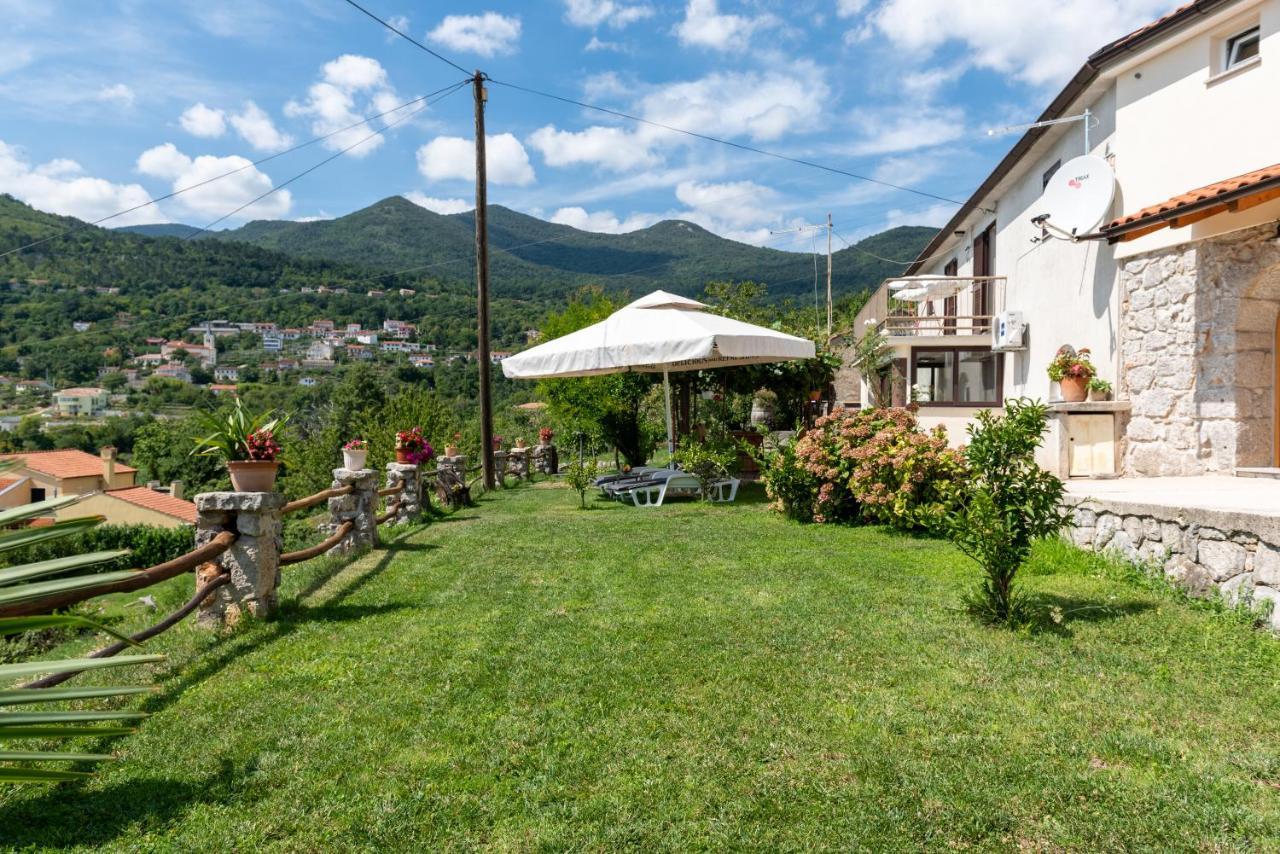 Sea View Apartment With Garden Near Opatija Veprinac Luaran gambar