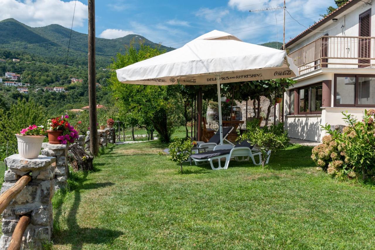 Sea View Apartment With Garden Near Opatija Veprinac Luaran gambar