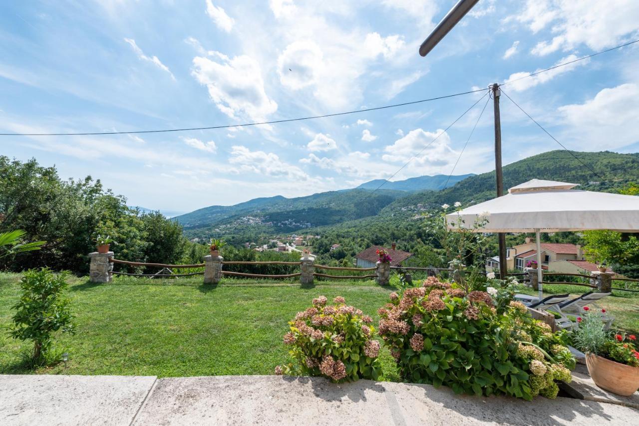 Sea View Apartment With Garden Near Opatija Veprinac Luaran gambar