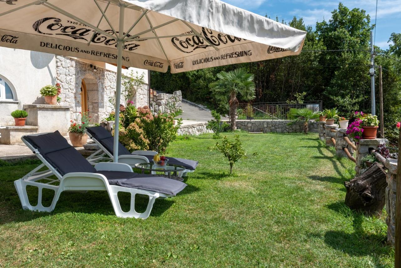 Sea View Apartment With Garden Near Opatija Veprinac Luaran gambar