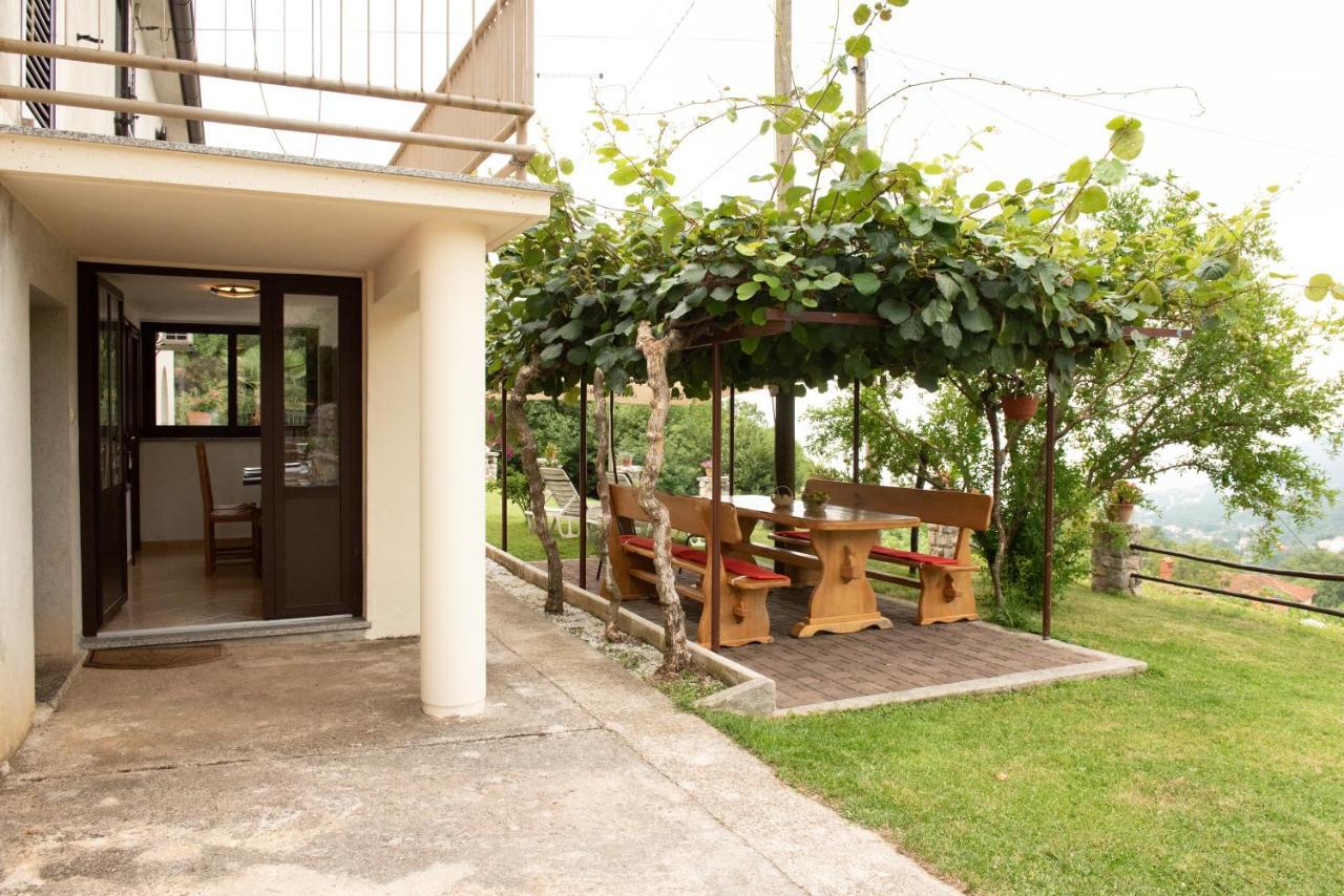 Sea View Apartment With Garden Near Opatija Veprinac Luaran gambar