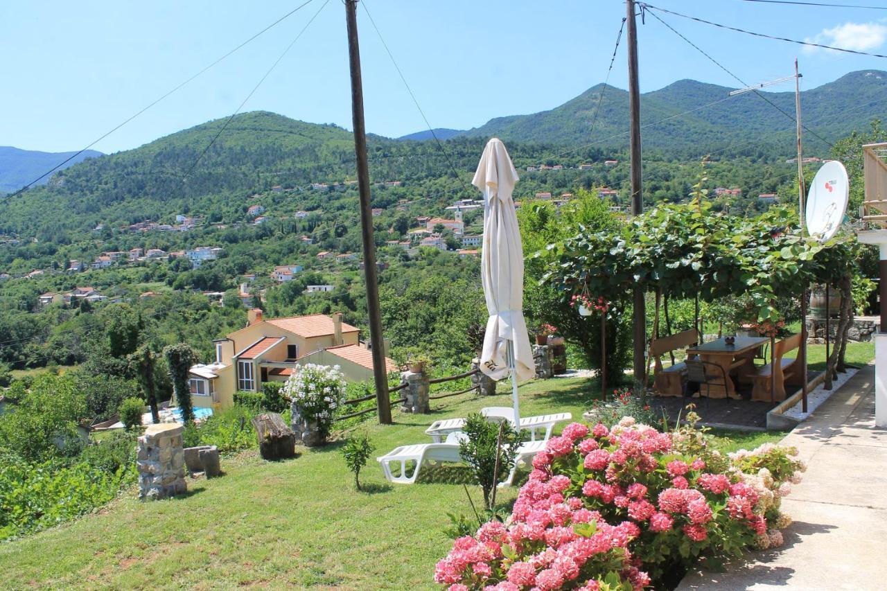 Sea View Apartment With Garden Near Opatija Veprinac Luaran gambar